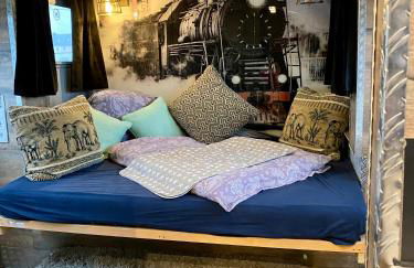 Gleis 2, Waggon mit Ofen, optional mit Whirlpool und Sauna - Foto 27