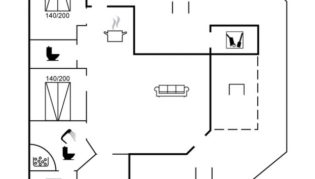 "Guldborg" - 400m to the fjord - Foto 3, Floorplan