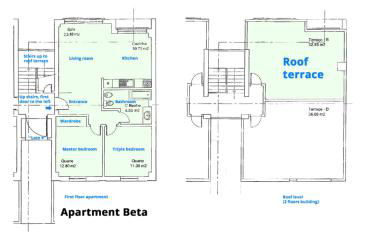 Apartment Beta - 2 Bedrooms, Private Rooftop Patio with Hot Tub, BBQ and View - Foto 22