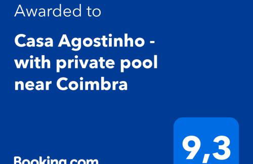 Casa Agostinho - with private pool near Coimbra - Foto 5