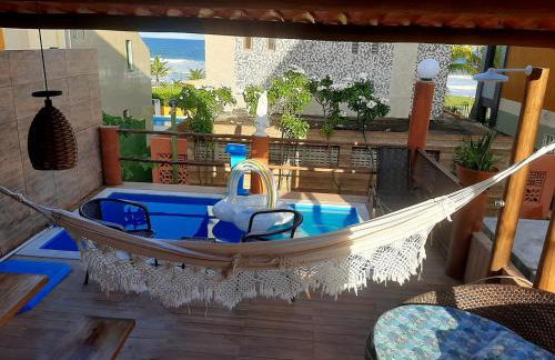 Chalé Beira-Mar com Piscina Privativa e Varanda em Barra do Jacuípe - Foto 55