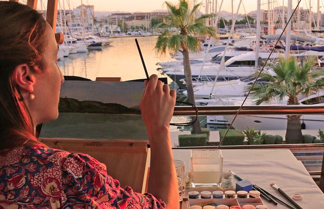 Experiencia Privada Pintura y Gastronomía en Denia Sea Sunset - Foto 1