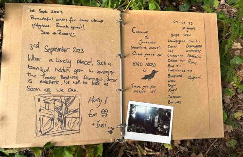 Cornwall Woodland Shepherd's Hut with Hot Tub - Deirdres Hut - Foto 39