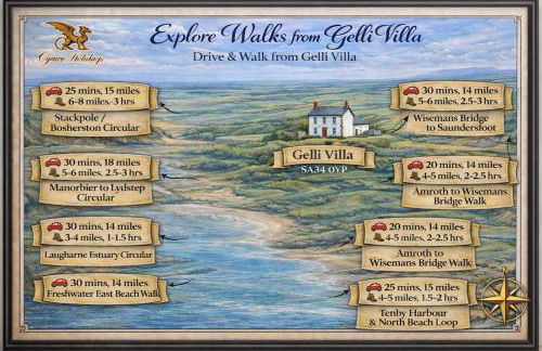 Rural Cottage, 3 beds, 3 bath,LOG BURNER, HOT TUB, with Cymru Holidays - Foto 46