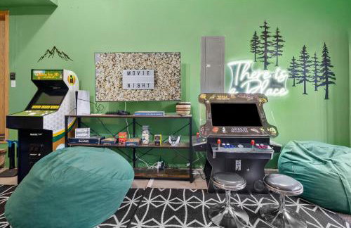 Treehouse Cabin Hot Tub Sauna Game Room - Foto 60