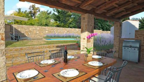 Cozy istrian stone villa Sasso with private pool - Foto 2, Garden
