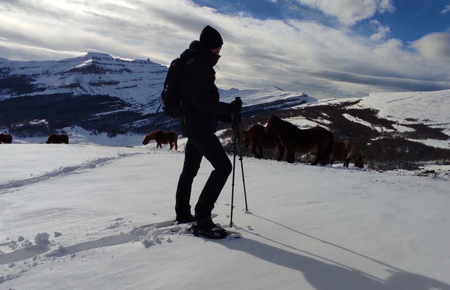 Paseo con raquetas de nieve por los Collados del Asón - Foto 5