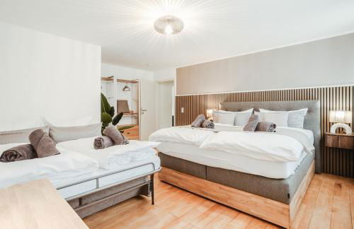 Luxus City Apartment - für Gruppen & Familien mit Whirlpool, Terrasse & Grill - Top Lage - Foto 22