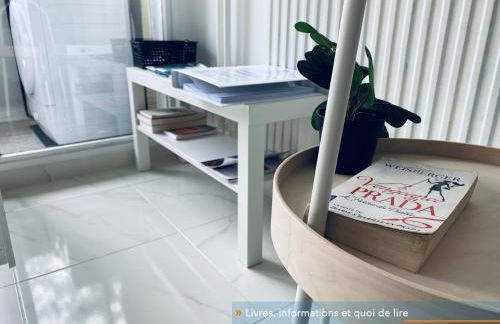 Appartement parisien neuf, moderne avec une grande salon, 2 chambres, 3 lits, parking gratuit, 15min de Paris et 13 min aéroport Orly - Foto 48