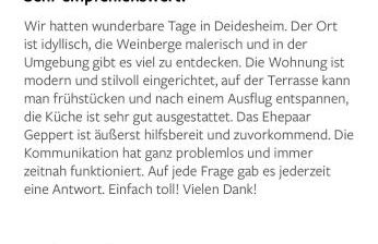 Weinreisedomizil mit eigenem Garten und Parkplatz - Foto 33