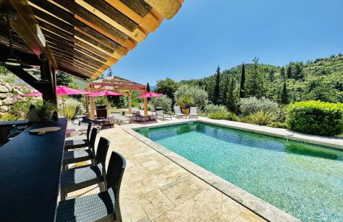 Maison en pierre, piscine, spa - Foto 18