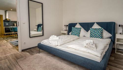 Tiny House in Duisburg by JUNIK Apartments - Photo 5, towels, wardrobe