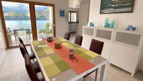 La terrasse au bord du Lac, vue panoramique lac et montagnes , 2 ch, linge et ménage inclus - Foto 3