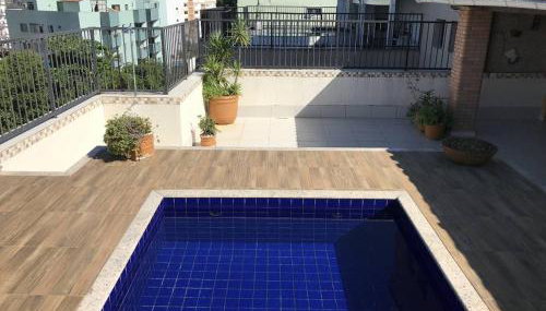 Encantadora Cobertura com piscina privada na praia do Tombo. - Foto 5