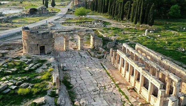 Roman remains in Hierapolis