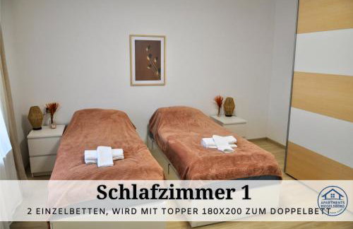 Apartment Karin - Modern ausgestattet und ideal für Gruppen bis 6 Personen und Hund, egal ob Familie, Kollegen oder Freunde, 85qm mit Terasse und eigenem Stellplatz - Foto 6