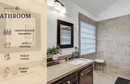 Glamorous 4BR 2,5BA Holiday Home with Pool, Game Room & Fire Pit - Foto 11