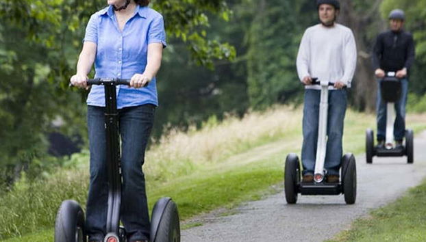 A bordo del segway