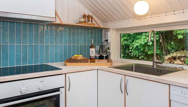 6 Person Holiday Home in Knebel - Foto 3, Cocina privada