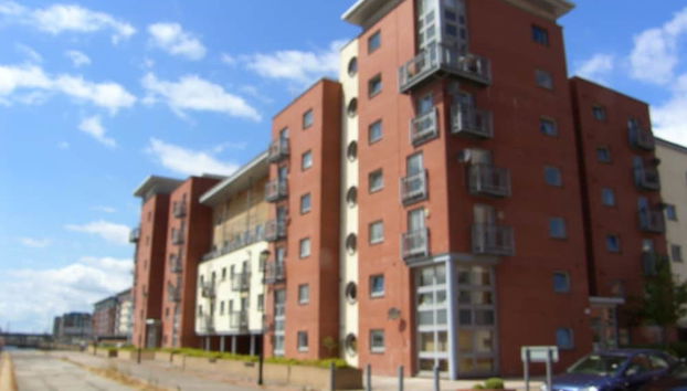 Facciata della struttura