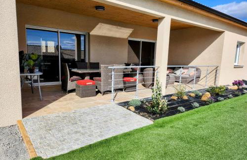 En Ardèche Villa de vacances l'Olympe climatisée avec sa piscine privée et chauffée - Foto 17