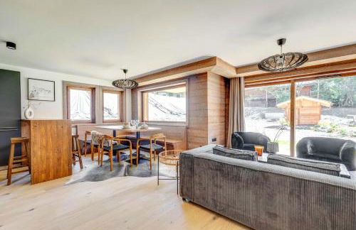 Mont d'arbois, 3 chambres avec terrasses et sauna dans la résidence - Photo 13