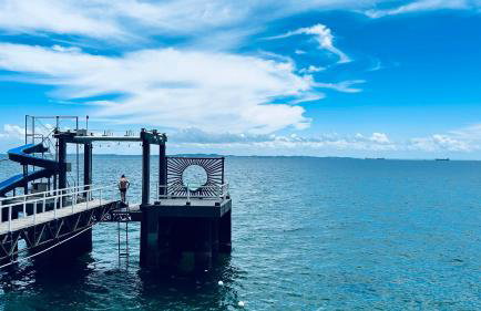 Victória Marina Flat - pier, piscina e mar juntos! - Foto 18
