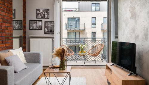 Superb Loft Studio in charming Praga District, 300 m to Metro & 100 m to tram, balcony - Foto 3