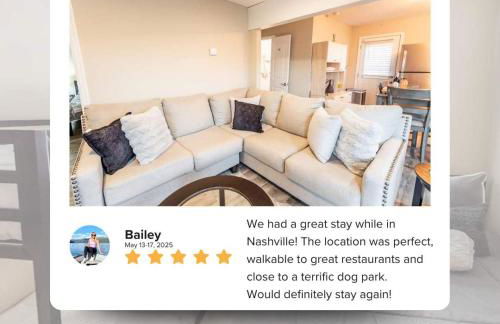 Sleeps 6-Full Kitchen-4 Beds-Big Couch-OfficeSpace - Foto 2