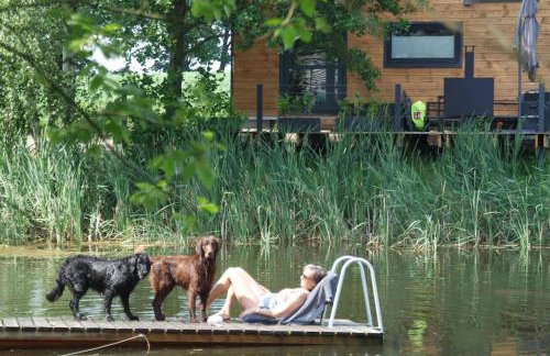 TinyHousebeiDresden mit Faßsauna klein aber fein, beste Alleinlage direkt am Naturteich, große Terrasse - Nähe Sächsische Schweiz und Dresden - Foto 18