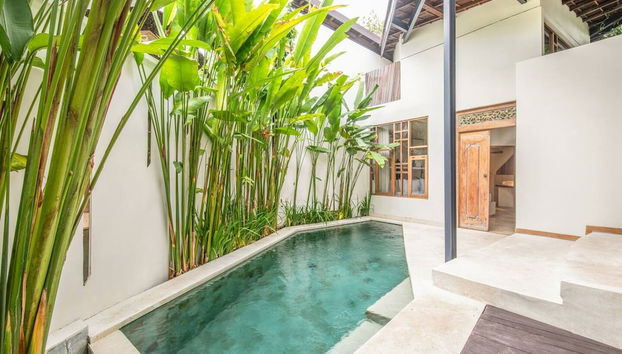 BA Villa 3 1BR Serene 1BR Villa 800 to Echo Beach With Pool - Foto 5, Habitación