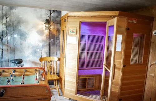 Chalet entier, vue panoramique, ruisseau et sauna. - Foto 62