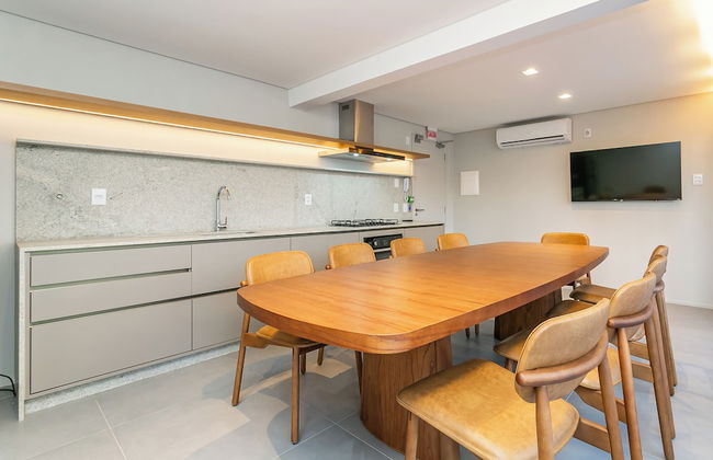 Studios Rio Branco by Viva - Prédio moderno, aptos com cama king-size no centro de Floripa - Photo 32