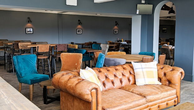 Zona de estar del vestíbulo