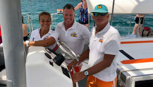 Tripulación del catamarán