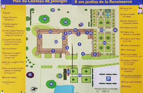 GITE LONGERE DE 15 PERSONNES AU CHATEAU DE JALLANGES VOUVRAY - Foto 14