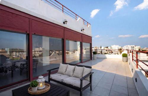 5-Star feel - Luxury penthouse for 4 with huge balcony & view ,8 min from Athens airport - Foto 22