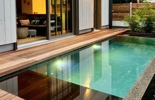 La Villa du Lac - piscine chauffée - Jacuzzi - clim - Foto 13