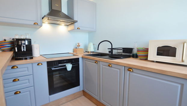 Sunny Rovinj Apartment With Sea View - Foto 5, Cocina privada