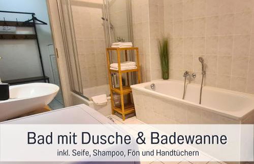 Lichtdurchflutete moderne Stadtwohnung, Küche, Waschtrockner, SmartTV - Foto 6