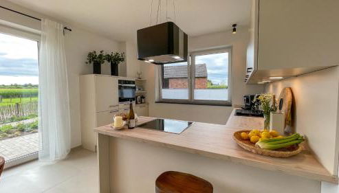 Ferienwohnung Alpakablick - inklusive Alpaka Meet & Greet an bestimmten Terminen - Foto 3, stove