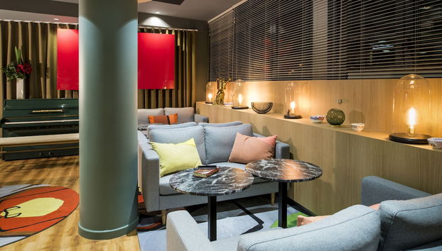 Zona de estar del vestíbulo