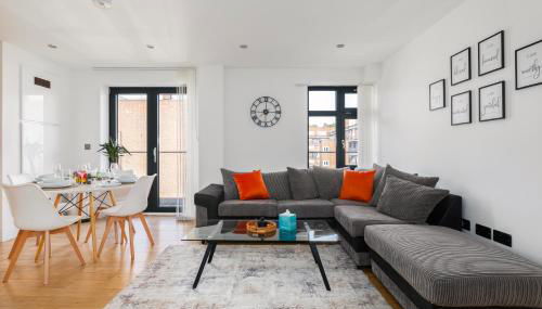 Modern Hoxton 2 Bed, 2 Bath Apartment with Balcony Sleeps 6 - Foto 2