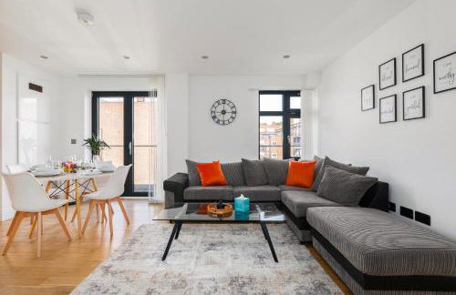 Modern Hoxton 2 Bed, 2 Bath Apartment with Balcony Sleeps 6 - Foto 2