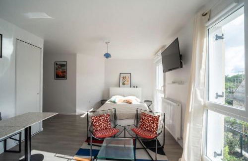 Suite POP 92 proche gare, stade de France, Parking - Foto 21