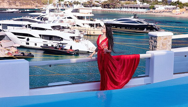 Mykonos Flying Dress High End Professional Photographer - Photo 3, flying dress nissaki hotel mykonos
