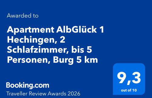 Apartment AlbGlück 1 Hechingen, 2 Schlafzimmer, bis 5 Personen, Burg 5 km - Foto 42