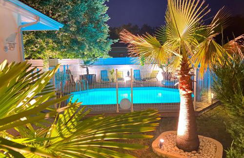 Villa Bassin d Arcachon 7pers piscine chauffée - Foto 1