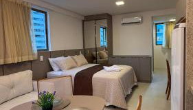 Flat Luxo em Boa Viagem - 5min do Aeroporto - perto da praia - Wi-Fi 500mb - check-in 24h - Foto 1