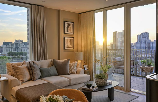 Designer Penthouse Panoramic Views London 2 Beds - Foto 10